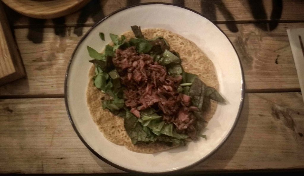 Taco de ossobuco fogar do santiso